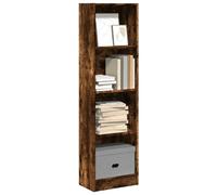 vidaXL Bibliothèque - Chêne fumé
