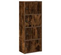 vidaXL Bibliothèque chêne fumé 40x24x102 cm Bois d'ingénierie, étagère à Livres, Support de Rangement, Support à Livres, Armoire de Rangement