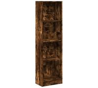 vidaXL Bibliothèque 40x24x143 cm Bois d'ingénierie – Étagère à livres – Marron G