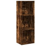 vidaXL Bibliothèque chêne fumé 40x30x114 cm Bois d'ingénierie, étagère, étagère à Livres, Support de Livre, Armoire de Rangement, étagère de Rangement