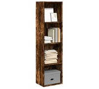 vidaXL Bibliothèque chêne fumé 40x30x152 cm Bois d'ingénierie