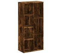vidaXL Bibliothèque chêne fumé 50x25x105 cm Bois d'ingénierie