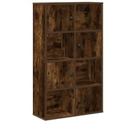vidaXL Bibliothèque chêne fumé 60x24x101,5 cm Bois d'ingénierie