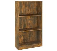 vidaXL Bibliothèque Chêne fumé 60x24x109 cm Bois d'ingénierie