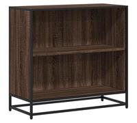 vidaXL Bibliothèque chêne fumé 60x35x76 cm Bois d'ingénierie - Séparateur de pièce - Marron