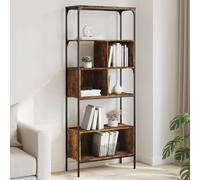 vidaXL Bibliothèque - Chêne fumé 76x33x188.5 cm