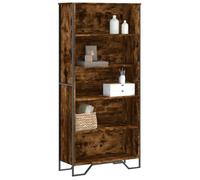 vidaXL Bibliothèque chêne fumé Bois d'ingénierie 80x31x169 cm