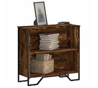 vidaXL Bibliothèque chêne fumé 80x31x74,5 cm – Bois d'ingénierie, étagère de rangement
