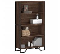 Bibliothèque chêne marron 80x31x137,5 cm bois d ingénierie Marron G