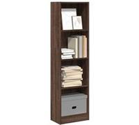 vidaXL Bibliothèque chêne marron en bois d'ingénierie 40x24x143 cm