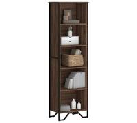 Bibliothèque chêne marron 50x31x169 cm bois d'ingénierie848618