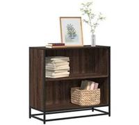 vidaXL Bibliothèque chêne marron 80,5x35x76 cm bois d'ingénierie, bibliothèque, séparateur de pièce, séparateur, armoire de 849108 Marron G