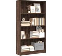 vidaXL Bibliothèque chêne marron 80 x 24 x 143 cm bois d'ingénierie