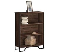 vidaXL Bibliothèque en bois d'ingénierie chêne marron 80x31x106 cm
