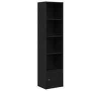 vidaXL Bibliothèque chêne noir