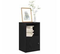 vidaXL Bibliothèque chêne noir 31x24x52 cm bois d'ingénierie – étagère à livres