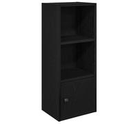 vidaXL Bibliothèque chêne Noir 31x24x77 cm Bois d'ingénierie, étagère à Livres, Support de Rangement, Support à Livres, Armoire de Rangement