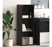 Vidaxl Bibliothèque Chêne Noir 40 X 30 X 114 Cm Bois D'ingénierie