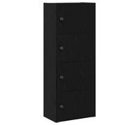 vidaXL Bibliothèque 40x24x102 cm – chêne noir, bois d'ingénierie, étagère à livres