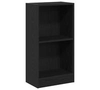vidaXL Bibliothèque chêne Noir 40x24x76 cm Bois d'ingénierie, étagère, étagère à Livres, Support de Livre, Armoire de Rangement, étagère de Rangement