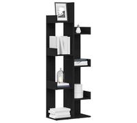 Bibliothèque - Chêne Noir - 48x25,5x140 cm - Design Contemporain - Rangement Pratique
