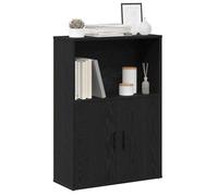 vidaXL Bibliothèque chêne noir 60x24x85 cm bois d'ingénierie, étagère à livres, support de rangement, support à livres, 860410