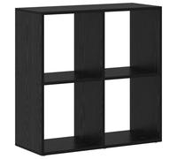 Vidaxl Bibliothèque Chêne Noir 69.5 X 29 X 69.5 Cm Bois D'ingénierie