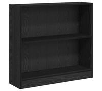 Vidaxl Bibliothèque Chêne Noir 80 X 24 X 109 Cm Panneau De Particules