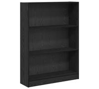 Vidaxl Bibliothèque Chêne Noir 80 X 24 X 109 Cm Panneau De Particules
