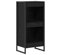 Vidaxl Bibliothèque Chêne Noir 80 X 30 X 155 Cm Bois D'ingénierie