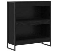 Vidaxl Bibliothèque Chêne Noir 80 X 30 X 155 Cm Bois D'ingénierie
