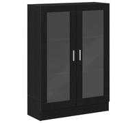 vidaXL Bibliothèque Chêne noir 82,5x30,5x115 cm – 3 étagères Bois d'ingénierie