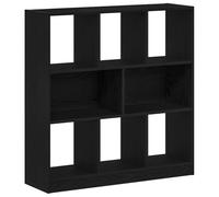 vidaXL Bibliothèque chêne noir 97,5x29,5x100 cm - Bois d'ingénierie, armoire de rangement