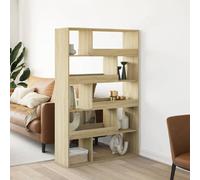 vidaXL Bibliothèque chêne sonoma 100x33x156,5 cm bois d'ingénierie, étagère à livres, étagère de rangement, armoire 3309341 Marron G