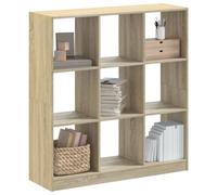 vidaXL Bibliothèque chêne sonoma 102x32x108 cm bois d'ingénierie Marron