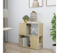 vidaXL Bibliothèque Chêne Sonoma 60x24x63 cm en aggloméré