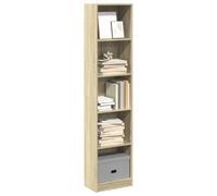 vidaXL Bibliothèque chêne Sonoma 40x24x176 cm Bois d'ingénierie, étagère à Livres, Porte-Livres, Support à Livres, Armoire de Rangement