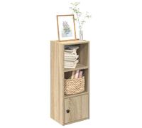 vidaXL Bibliothèque chêne Sonoma 31x24x77 cm Bois d'ingénierie, étagère à Livres, Support de Rangement, Support à Livres, Armoire de Rangement
