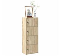 vidaXL Bibliothèque chêne Sonoma 40x24x102 cm Bois d'ingénierie, étagère à Livres, Support de Rangement, Support à Livres, Armoire de Rangement