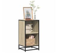 vidaXL Bibliothèque chêne sonoma 40x35x76 cm bois d'ingénierie, bibliothèque, séparateur de pièce, séparateur, armoire de 849095
