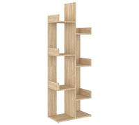 vidaXL Bibliothèque moderne chêne Sonoma en bois d'ingénierie avec compartiments