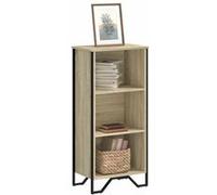 vidaXL Bibliothèque chêne sonoma 50x31x106 cm bois d'ingénierie Marron