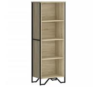 vidaXL Bibliothèque Chêne Sonoma 848610 – Bois d'ingénierie – 50×31×137,5 cm – Marron G