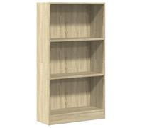 vidaXL Bibliothèque chêne Sonoma 60x24x109 cm Bois d'ingénierie, étagère à Livres, Porte-Livres, Support à Livres, Armoire de Rangement