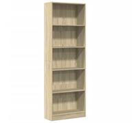 vidaXL Bibliothèque chêne Sonoma 60x24x176 cm Bois d'ingénierie, étagère à Livres, Porte-Livres, Support à Livres, Armoire de Rangement