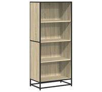 vidaXL Bibliothèque chêne sonoma 60x35x139 cm bois d'ingénierie Marron G
