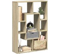 vidaXL Bibliothèque Chêne Sonoma 63x20x90 cm Bois d'ingénierie