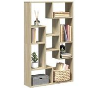 vidaXL Bibliothèque chêne sonoma 72x20x120,5 cm bois d'ingénierie 858158