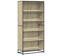 vidaXL Bibliothèque chêne Sonoma 80,5x35x170,5 cm Bois d'ingénierie, étagère à Livres, Porte-Livres, Support à Livres, Armoire de Rangement