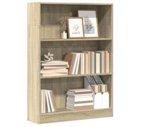vidaXL Bibliothèque chêne Sonoma 80x24x109 cm Bois d'ingénierie, étagère à Livres, Porte-Livres, Support à Livres, Armoire de Rangement